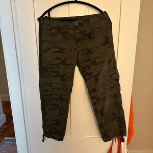Sanctuary from Anthropologie Terrain Print Cargo Pant